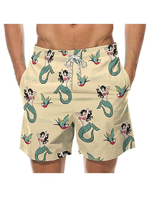 Gadgetstalk Keep Rubbing - Men Custom Swim Trunks, Gift for Men, Summer Party Gift