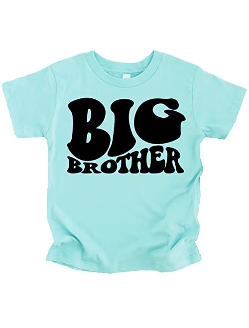 Olive Loves Apple Big Brother Wavy Retro Matching Sibling Outfits