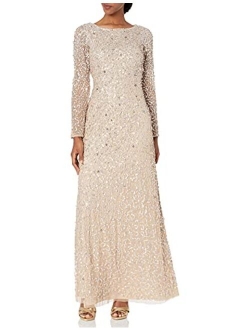 Women's Beaded Long Dress