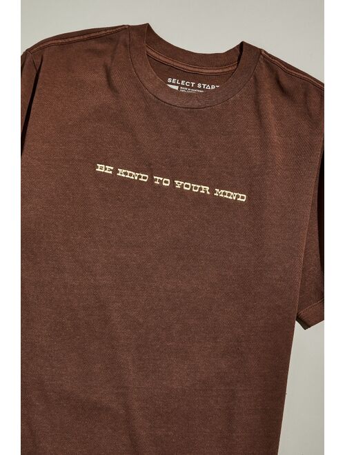 Urban Outfitters Be Kind To Your Mind Western Text Tee