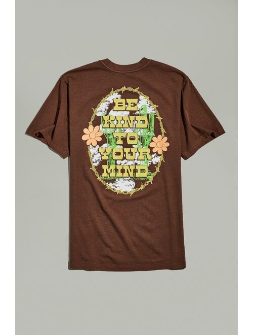 Urban Outfitters Be Kind To Your Mind Western Text Tee