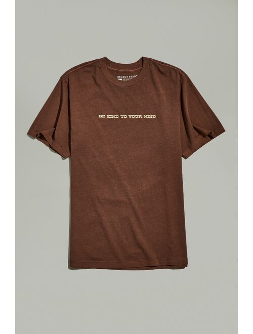 Urban Outfitters Be Kind To Your Mind Western Text Tee