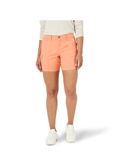 Women's Flex-to-go Mid-Rise Seamed Cargo Short