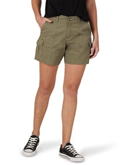 Women's Flex-to-go Mid-Rise Seamed Cargo Short