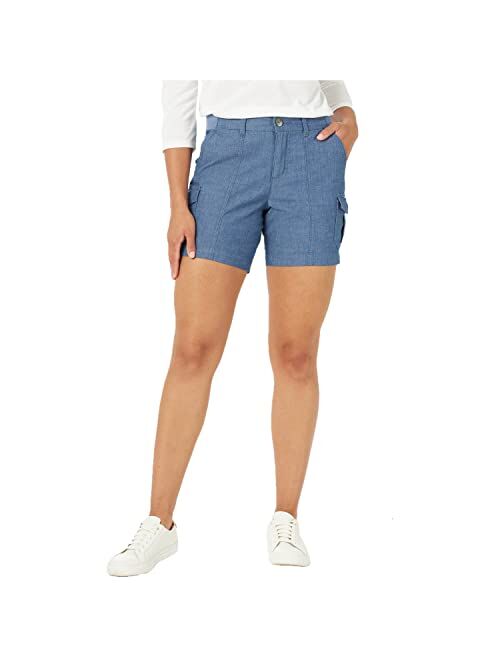 Lee Women's Flex-to-go Mid-Rise Seamed Cargo Short