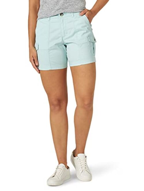 Lee Women's Flex-to-go Mid-Rise Seamed Cargo Short