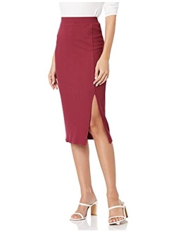 Women's Veronique High Waist Slit Skirt