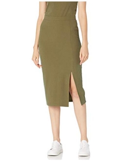 Women's Veronique High Waist Slit Skirt