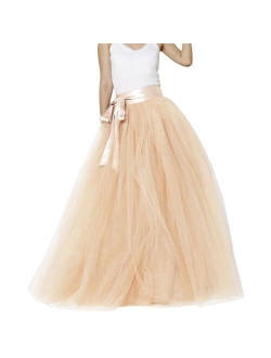 EllieHouse Womens Long Tutu Party Evening Tulle Skirt PC05