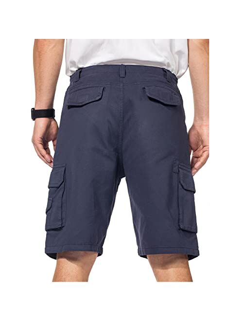 Yozai Mens Cargo Shorts Relaxed Fit Multi-Pocket Outdoor Hiking Shorts