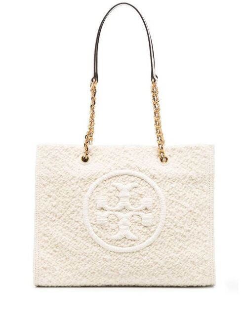 Tory Burch logo patch tote bag