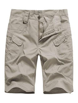 JACKETOWN 11" Mens Cargo Shorts Casual Multi Pockets Relaxed Fit Work Traveling Hiking Shorts