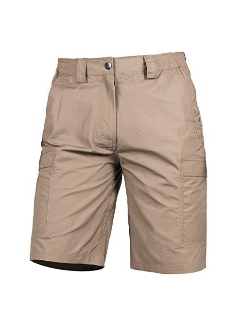 FREE SOLDIER Men's Outdoor Tactical Shorts Water Resistant Cargo Work Shorts Relaxed Fit Hiking Shorts