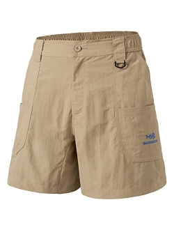 BASSDASH Men's 6" Fishing Shorts UPF 50+ Water Resistant Quick Dry Hiking Cargo Shorts with Multi Pocket FP03M