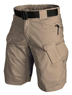 HENWENVONSON 2022 Waterproof Urban Tactical Shorts for Men Quick Dry Breathable Hiking Fishing Cargo Shorts (No Belt)