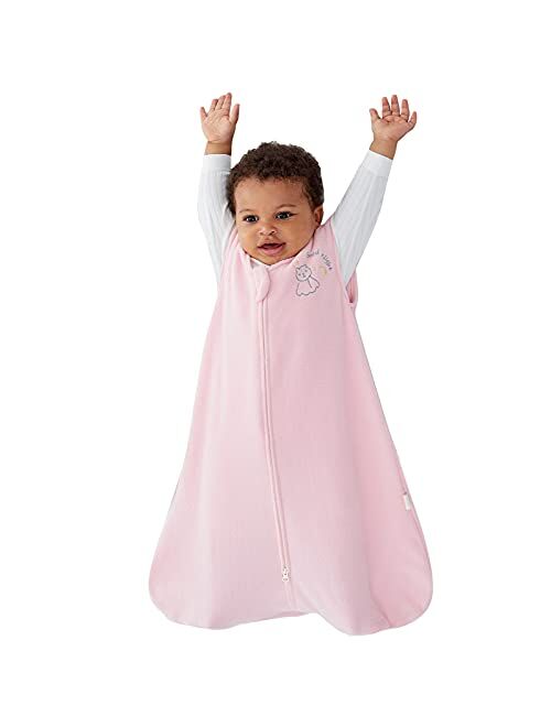 Uniqlo Duomiaomiao Unisex Baby Sleep Sack TOG 1.0, Micro-Fleece All Season Baby Sleeping Bag with Inverted Zipper, Plush Sleeveless Baby Wearable Blanket for Toddler Baby Girls 