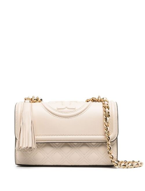 Tory Burch embossed and quilted cross-body bag