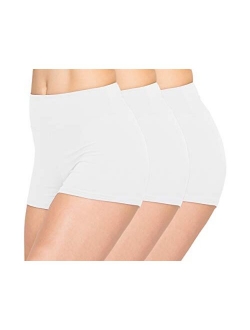 ALWAYS Women Workout Yoga Shorts - Premium Buttery Soft Solid Stretch Cheerleader Running Dance Volleyball Short Pants