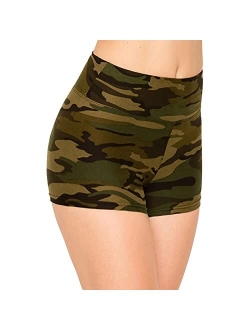 ALWAYS Women Workout Yoga Shorts - Premium Buttery Soft Solid Stretch Cheerleader Running Dance Volleyball Short Pants