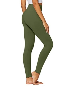 Conceited Premium Buttery Soft High Waisted Leggings for Women - Full Length, Capri Length and Shorts - Reg and Plus Size - 5"