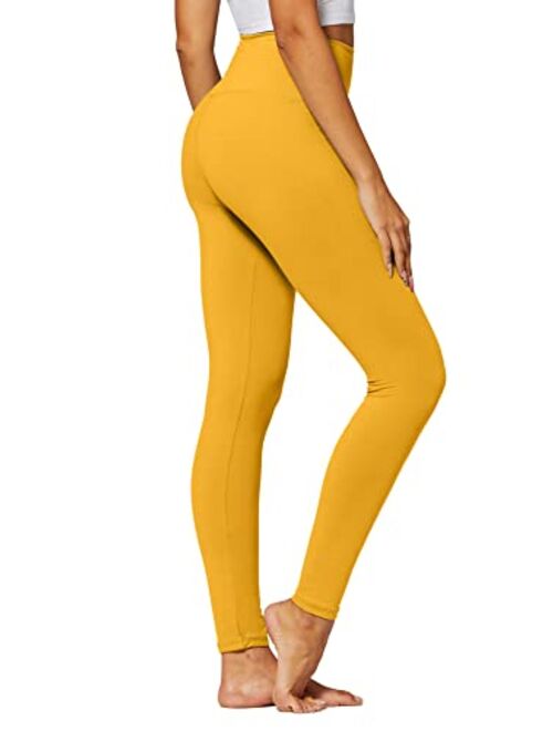 Conceited Premium Buttery Soft High Waisted Leggings for Women - Full Length, Capri Length and Shorts - Reg and Plus Size - 5"