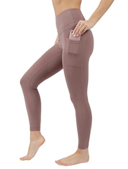 Yogalicious High Waist Ultra Soft 7/8 Ankle Length Leggings with Pockets for Women