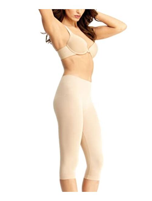 SlimMe High-Waisted Tummy Control Shaping Capri Leggings