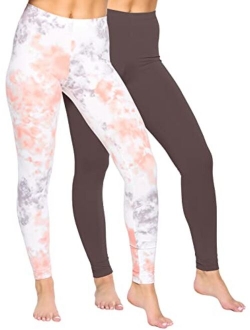 Velvety Super Soft Lightweight Leggings - for Women - Yoga Pants, Workout Clothes