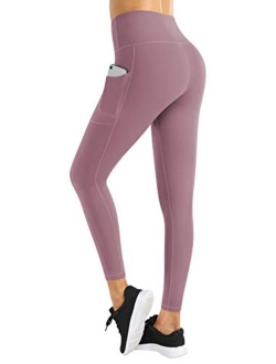 Fengbay High Waist Yoga Pants with Pockets, Capri Leggings for Women Tummy Control Running 4 Way Stretch Workout Leggings