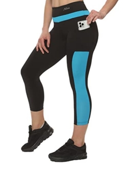 Nirlon Capri Leggings with Pockets for Women Regular & Plus Size Womens Capri Leggings