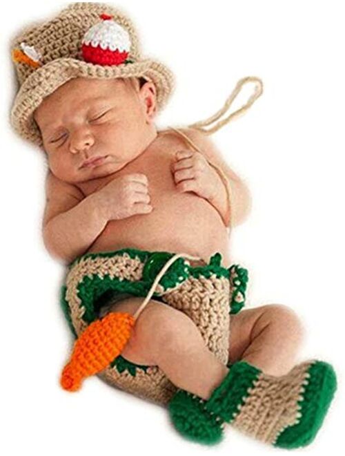 Nenvwa Newborn Photography Prop | Baby Props Outfit | Photo Costume | Boy Girl Handmade Crochet Outfits Set