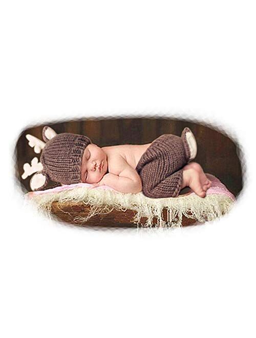 Besutana Newborn Baby Photography Props Outfits Lovely Boy Hat Pant Girl