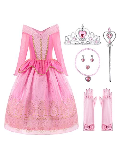 ReliBeauty Girls Princess Dress up Costume