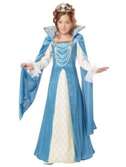 Girls Renaissance Queen Costume