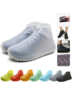 Nirohee Silicone Shoes Covers, Shoe Covers, Rain Boots Reusable Easy to Carry for Women, Men, Kids.