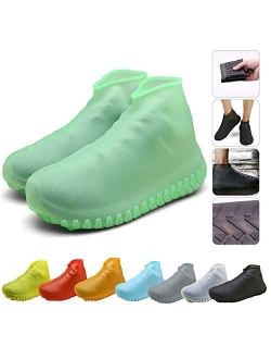 Nirohee Silicone Shoes Covers, Shoe Covers, Rain Boots Reusable Easy to Carry for Women, Men, Kids.