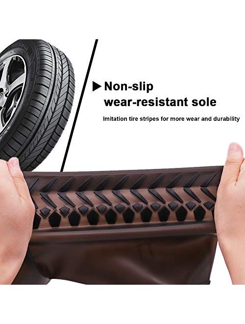 Nirohee Silicone Shoes Covers, Shoe Covers, Rain Boots Reusable Easy to Carry for Women, Men, Kids.