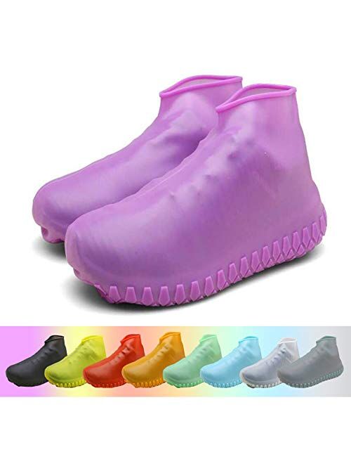 Nirohee Silicone Shoes Covers, Shoe Covers, Rain Boots Reusable Easy to Carry for Women, Men, Kids.