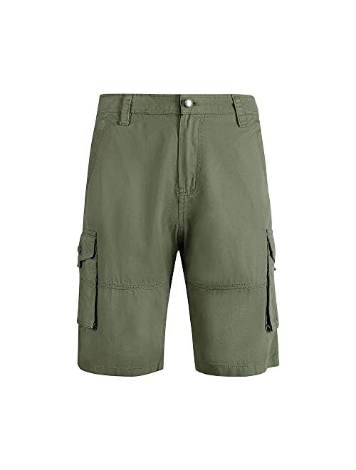 Wirltte Men's Cargo Shorts Men Tactical Cargo Shorts Breathable Relaxed Fit Casual Shorts