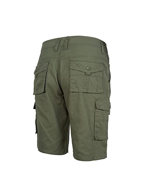 Wirltte Men's Cargo Shorts Men Tactical Cargo Shorts Breathable Relaxed Fit Casual Shorts