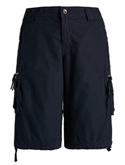 Facitisu Cargo Shorts for Men Casual Multi Pockets