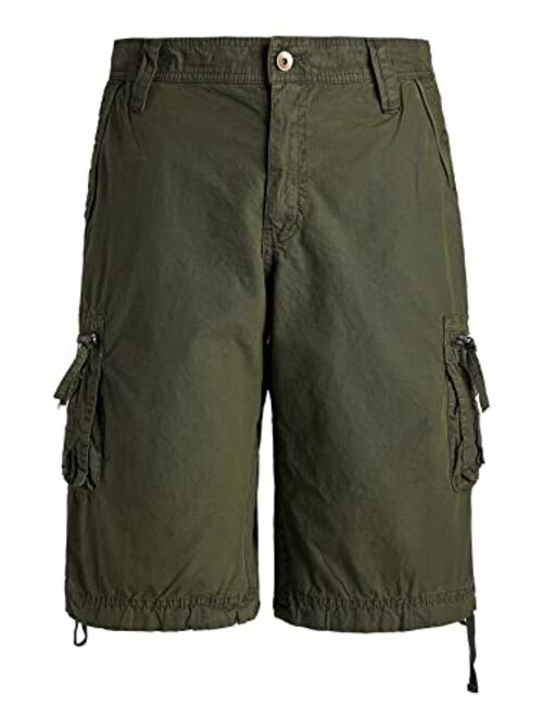 Facitisu Cargo Shorts for Men Casual Multi Pockets