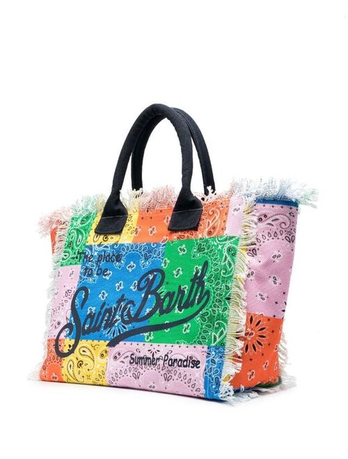 MC2 Saint Barth paisley-print beach tote