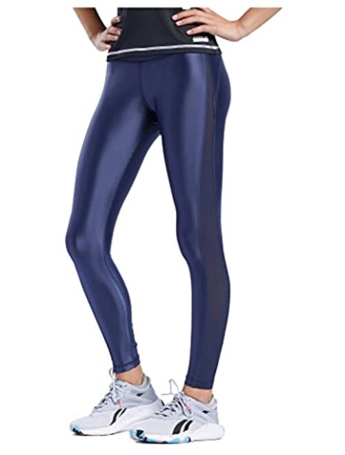 Core 10 by Reebok Women's High-Rise Shiny Leggings