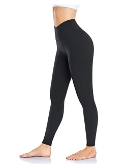 AHLW Buttery Soft High Waisted Leggings for Women Elastic Skin-Friendly Comfortable Yoga Pants Daily Casual Leggings