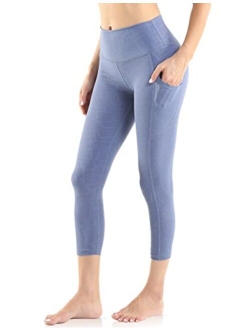 UUE Leggings with Pockets for Women Tummy Control Workout Running Yoga Leggings, High Waisted 4 Way Stretch Yoga Pants