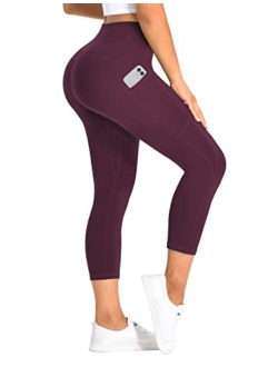 UUE Leggings with Pockets for Women Tummy Control Workout Running Yoga Leggings, High Waisted 4 Way Stretch Yoga Pants