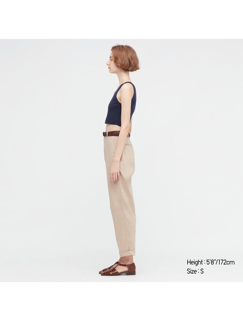 UNIQLO Ribbed Sleeveless Cropped Top