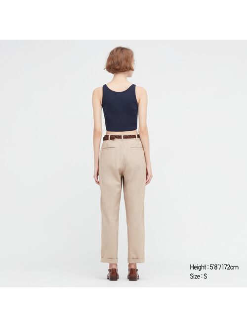 UNIQLO Ribbed Sleeveless Cropped Top