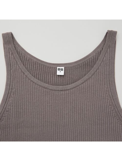 UNIQLO Ribbed Sleeveless Cropped Top